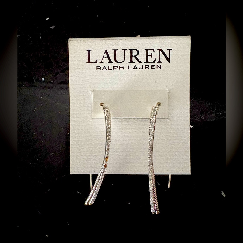 NEW Ralph Lauren Silver Earrings
